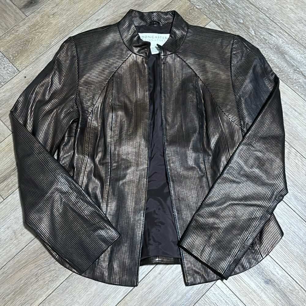 Doncaster Signature Leather Coat
